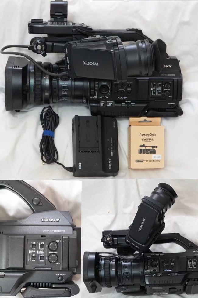 Thanh lý máy quay chuyên nghiệp Sony PMW 300 XDCAM MPEG HD422 kèm phụ kiện