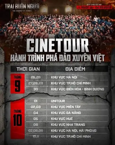 🔥CINETOUR “TRẠI BUÔN NGƯỜI” - CÓ HẸN VỚI FAN TẠI TP.HCM 29.09!🔥