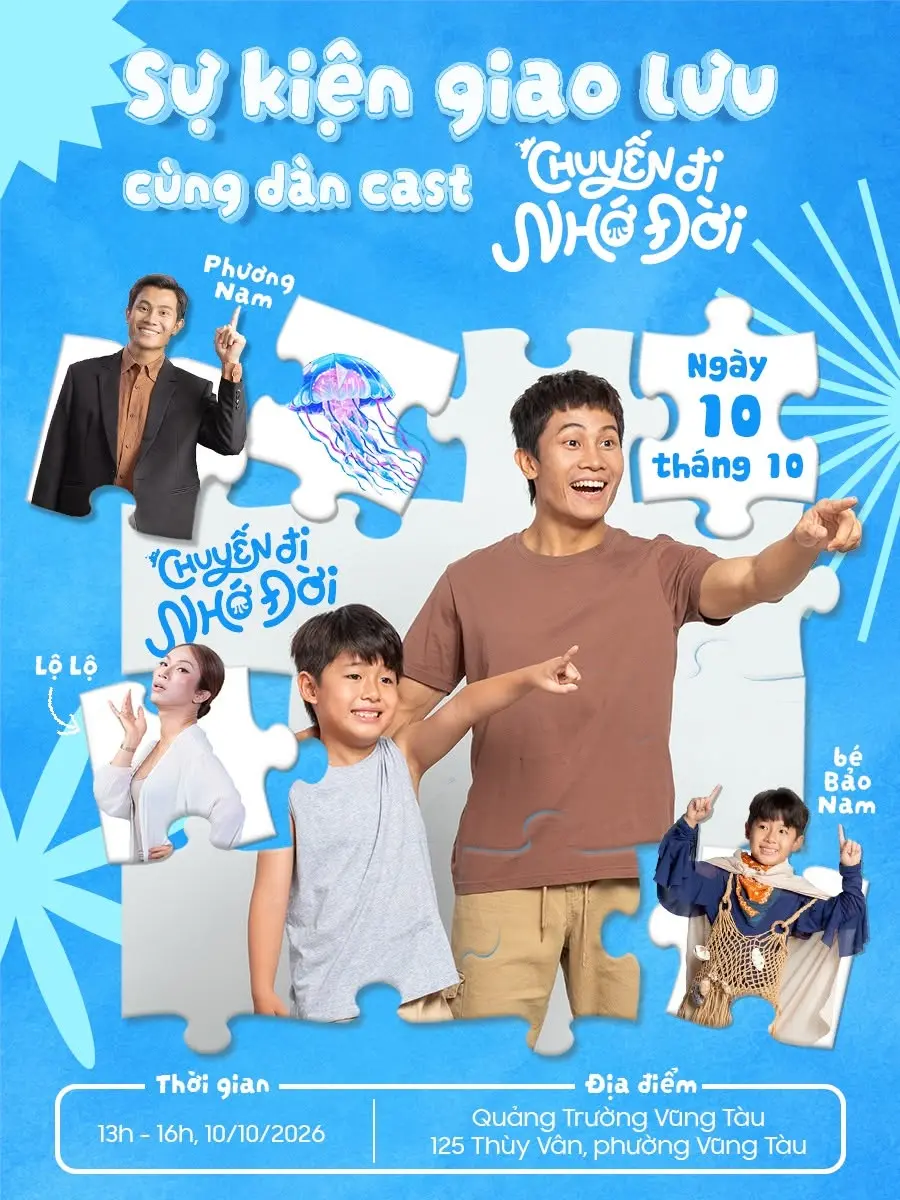 HẸN NHAU NGÀY 10/10: NGÀY HỘI THẢ DIỀU VÀ GIAO LƯU CÙNG DÀN DIỄN VIÊN "CHUYẾN ĐI NHỚ ĐỜI"