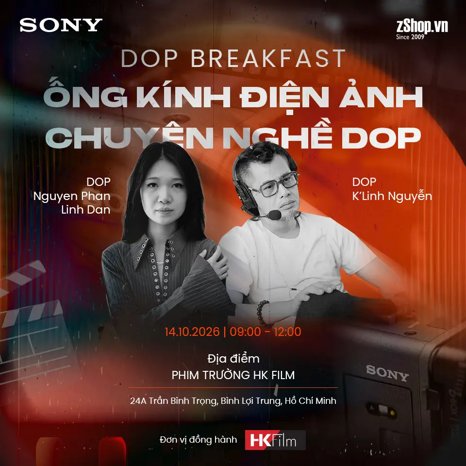 Hai Thế Hệ DOP Điện Ảnh Việt Sắp "Bắt Tay" Giao Lưu Trong Sự Kiện Cà Phê Sáng Đặc Biệt