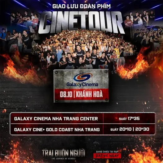 Đoàn phim "Trại Buôn Người" sắp có chuyến hành trình Cinetour hội ngộ khán giả Khánh Hòa vào ngày 08/10 tới đây.